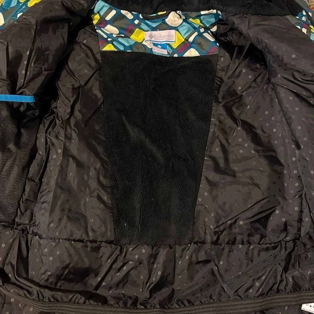 Columbia Girls' Multicolor Bugaboo Hooded Waterproof Winter Ski Jacket
